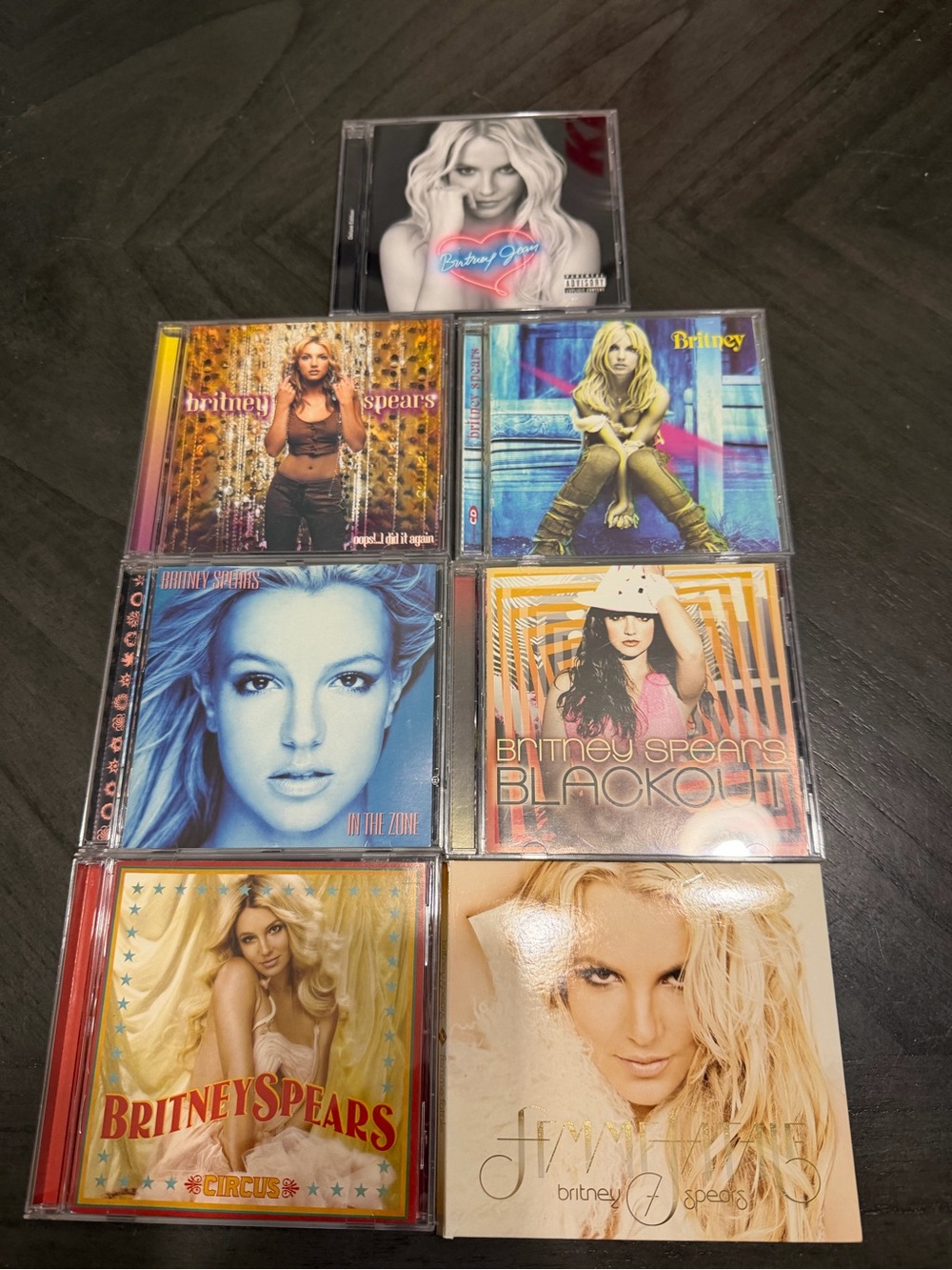 Britney Spears CD collection